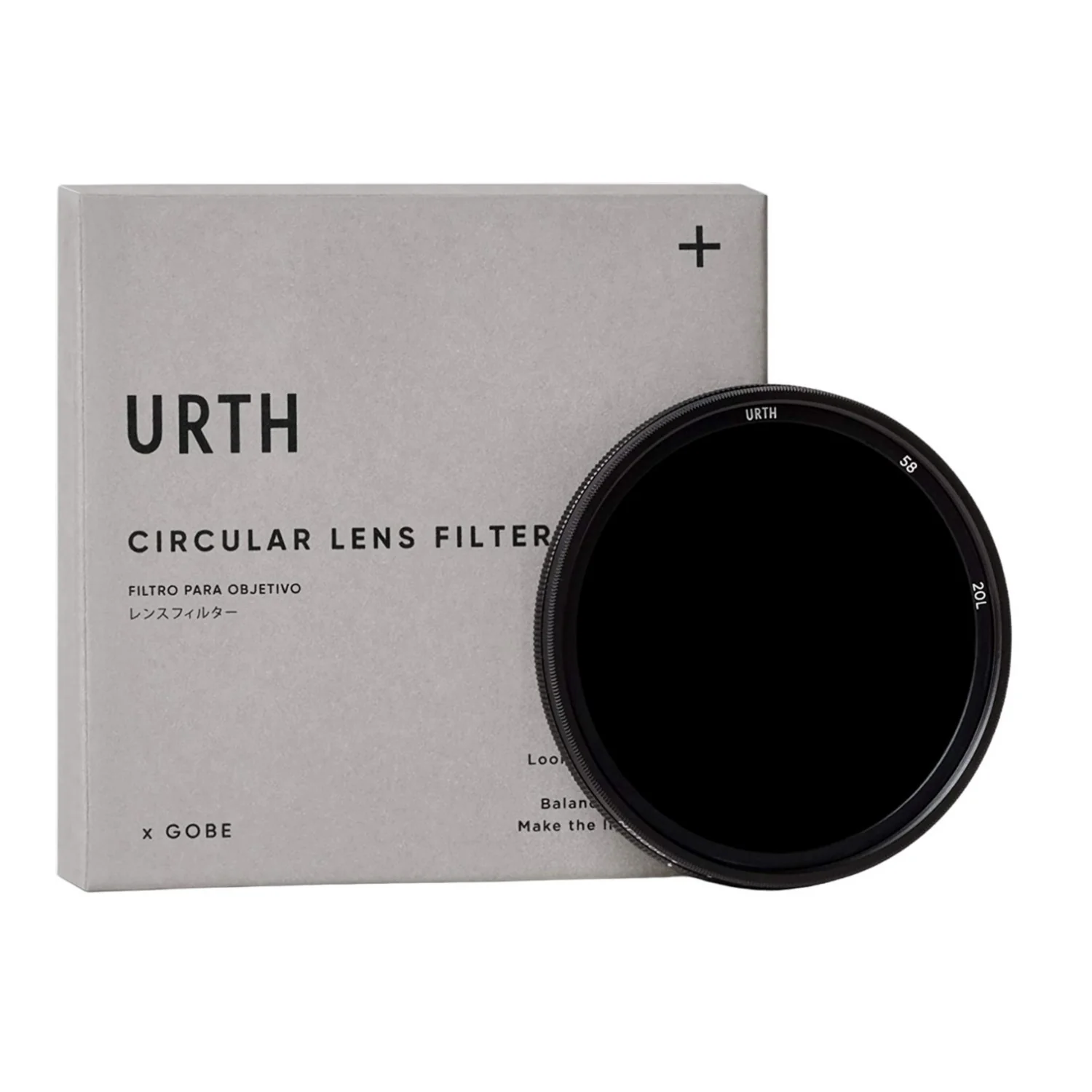 Urth 58mm ND64-1000 (6-10 Stop) Variable Circular Lens Filter with 20 Layers of Nano-Coating Plus+