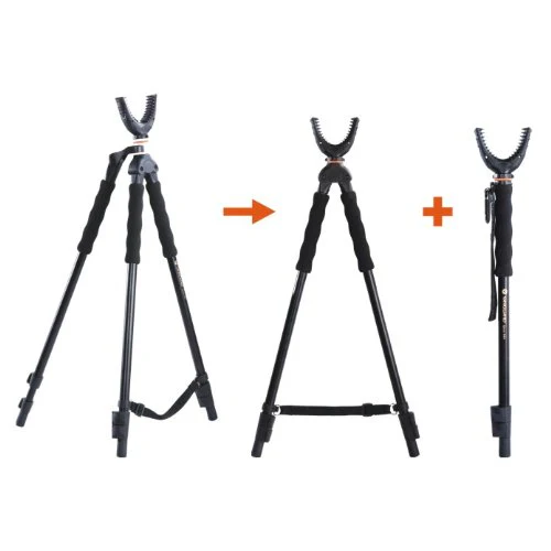 Vanguard Quest T62U 62in 3-in-1 Tripod,Bi-Pod,Monopod Shooting Stick with U Yoke - Image 3