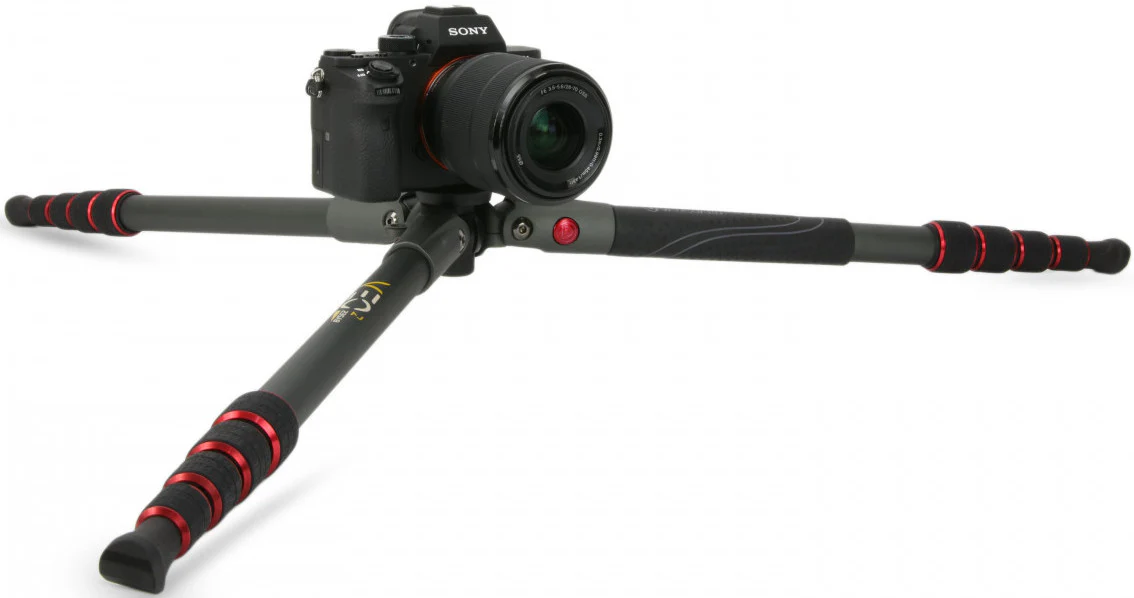 Vanguard Veo 2 235AB Aluminum Travel Tripod w/ Ball Head (Red) - Image 10