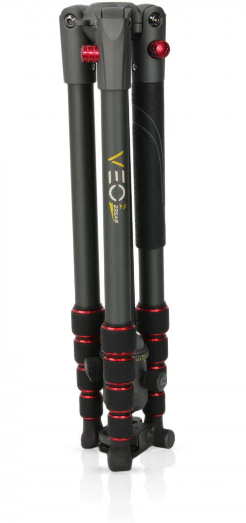 Vanguard Veo 2 235AB Aluminum Travel Tripod w/ Ball Head (Red) - Image 4