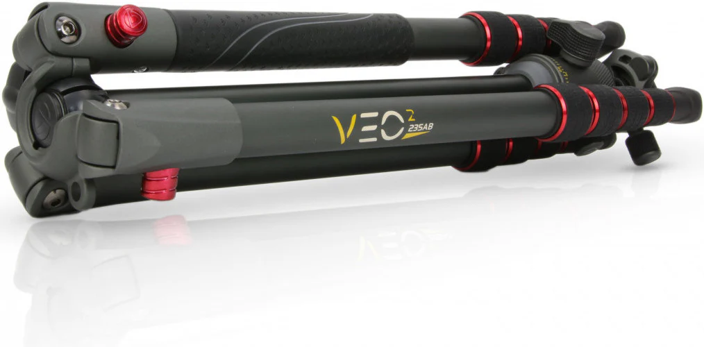 Vanguard Veo 2 235AB Aluminum Travel Tripod w/ Ball Head (Red) - Image 9