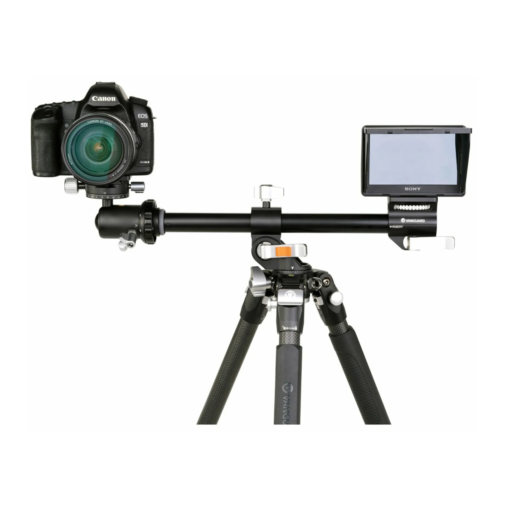 Vanguard VEO3+263CB160S Carbon Fiber Tripod with Multi-Angle Center Column and VEO BH-160S Ball Head - Image 6