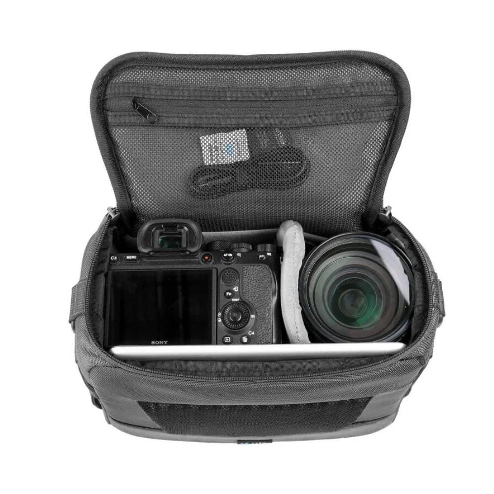 Vanguard VEO Adaptor 24M Camera Shoulder Bag, Water Resistant Material with Waterproof Zipper (Gray) - Image 10