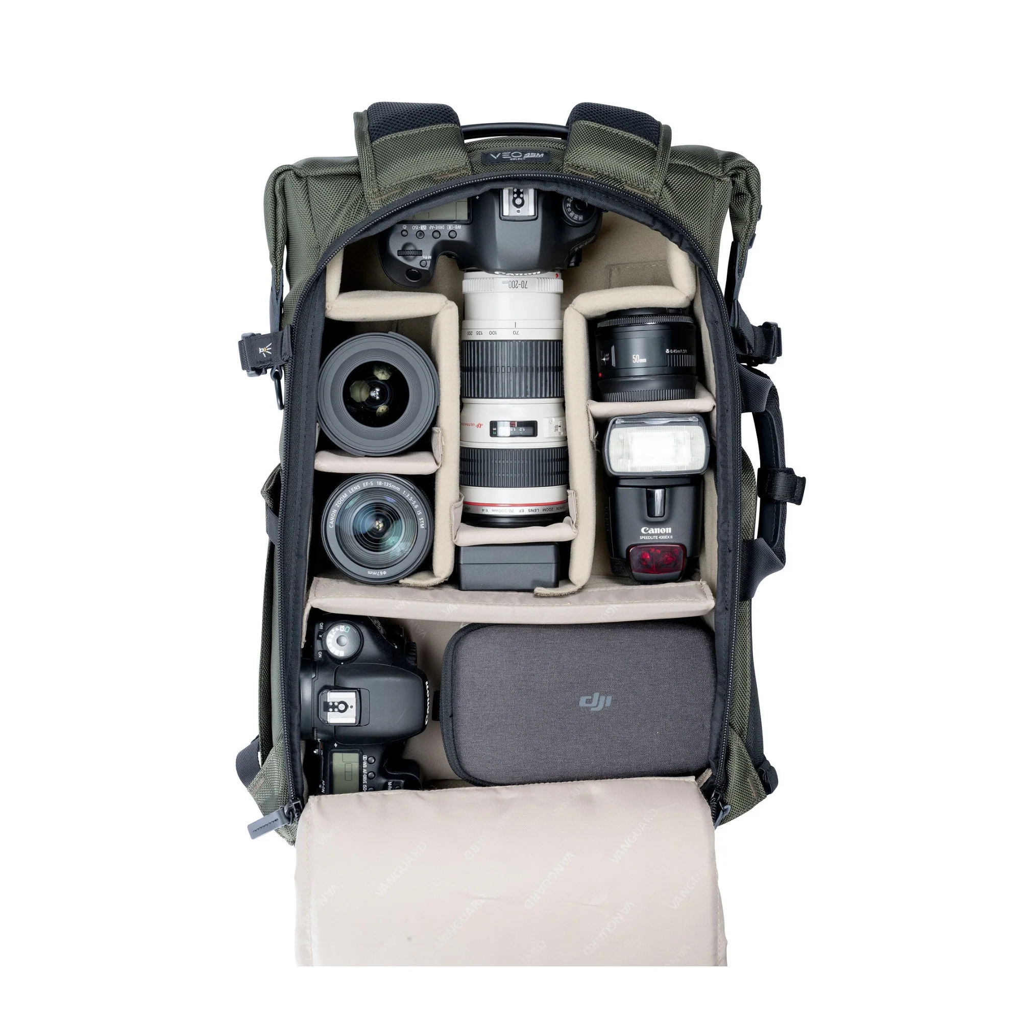 Vanguard VEO SELECT 41 Camera Backpack (Green) - Image 3