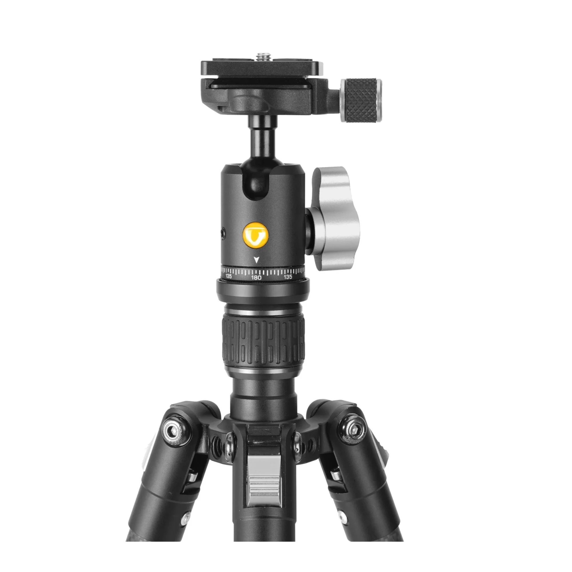 Vanguard VestaGO 204CB Ultra Lightweight Carbon Fiber Travel Tripod with VEO BH-45 Ball Head (Black) - Image 3