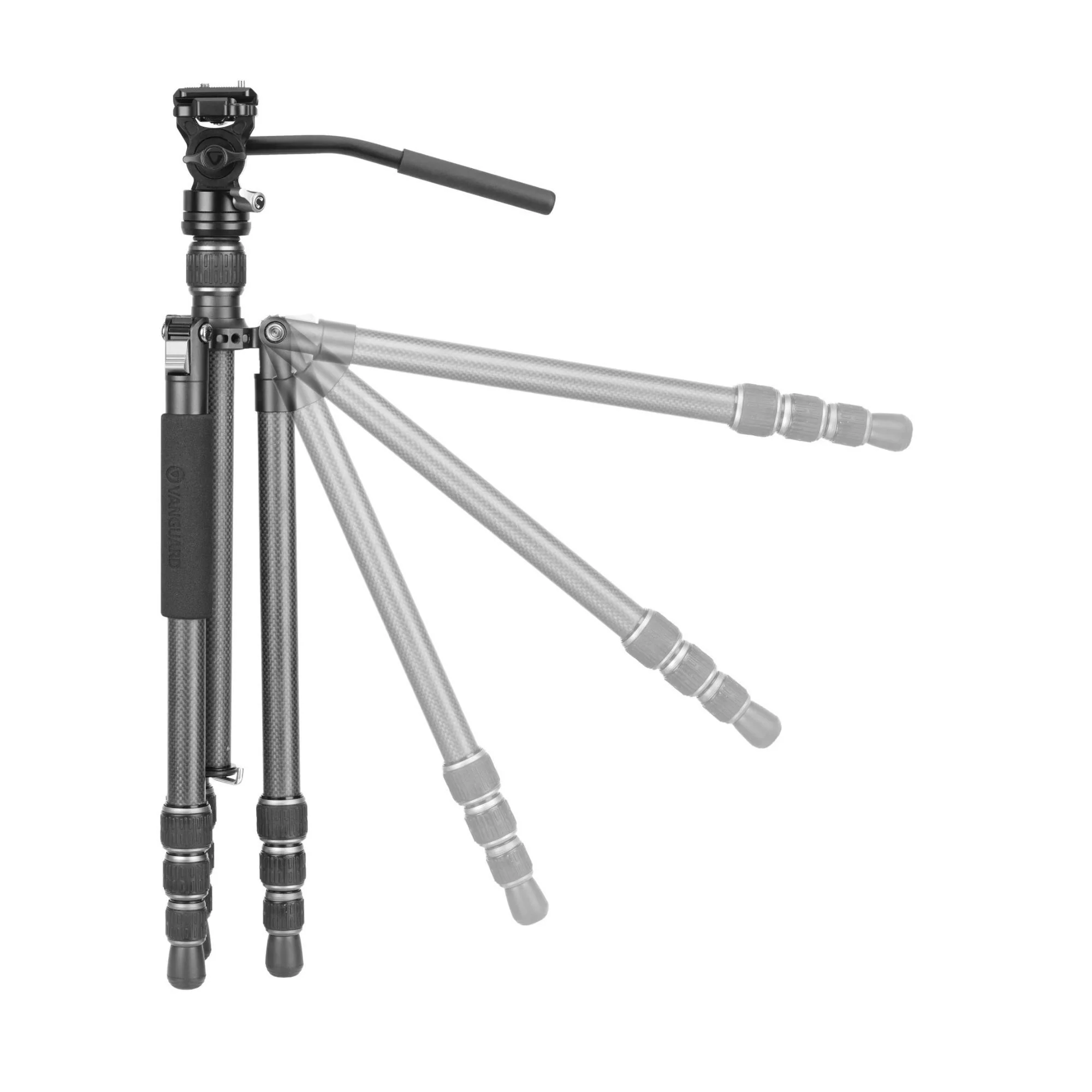 Vanguard Vesta GO 234CV10 Carbon Fiber Travel Tripod with VEO PV-10 Head (Black) - Image 6