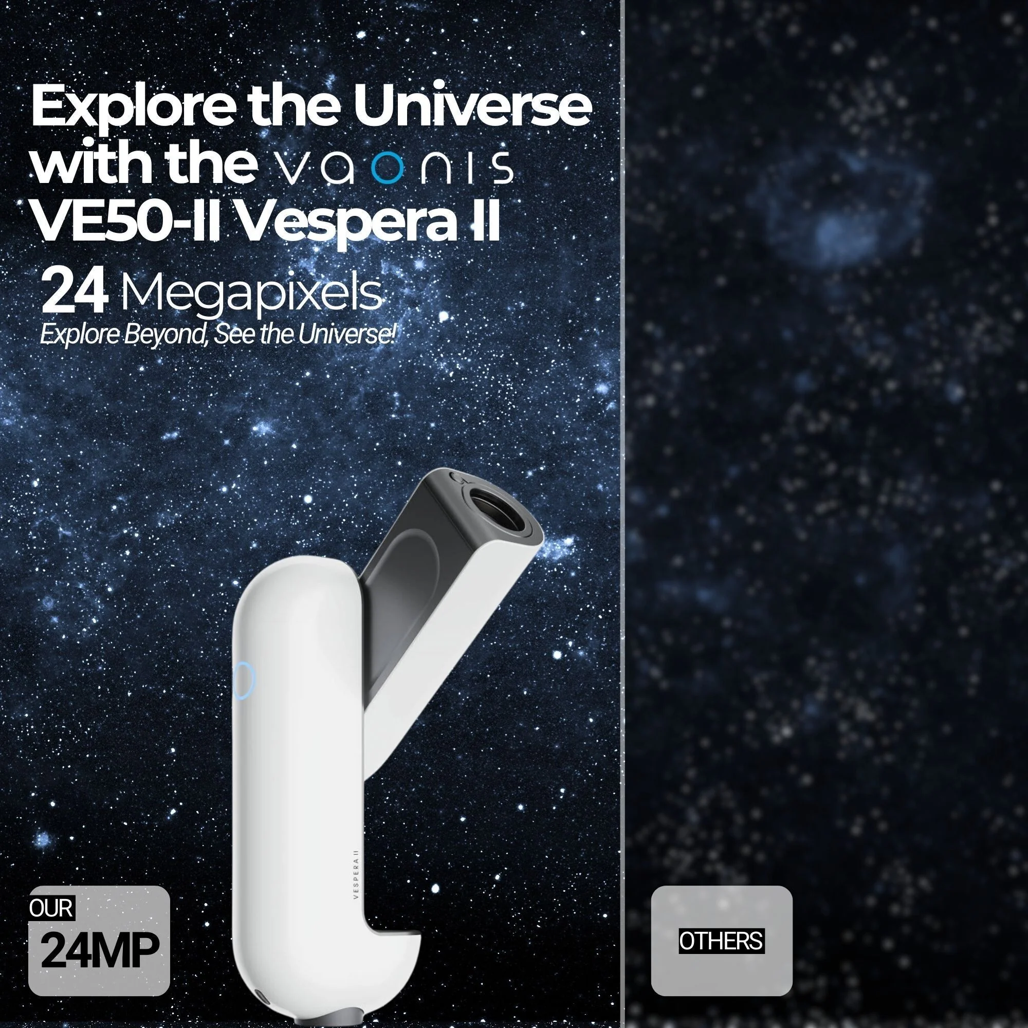 Vaonis VE50 II Vespera II Exploration Station with Ultra Light Telescope Bundle - Image 2