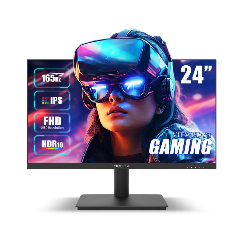 Viewedge 24-inch Gaming Monitor, 165Hz Frameless IPS Panel, Full HD (Black) - Image 2