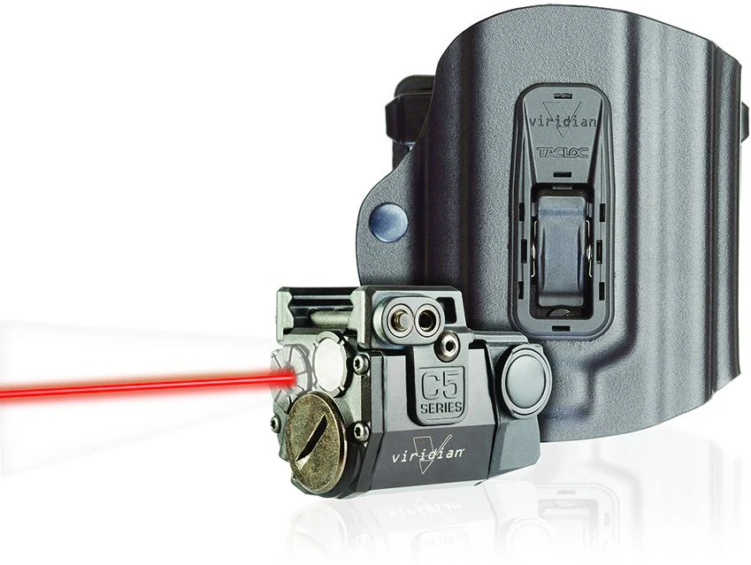 Viridian C5L-R Subcompact Red Laser and Light with Ruger SR9C TacLoc Holster
