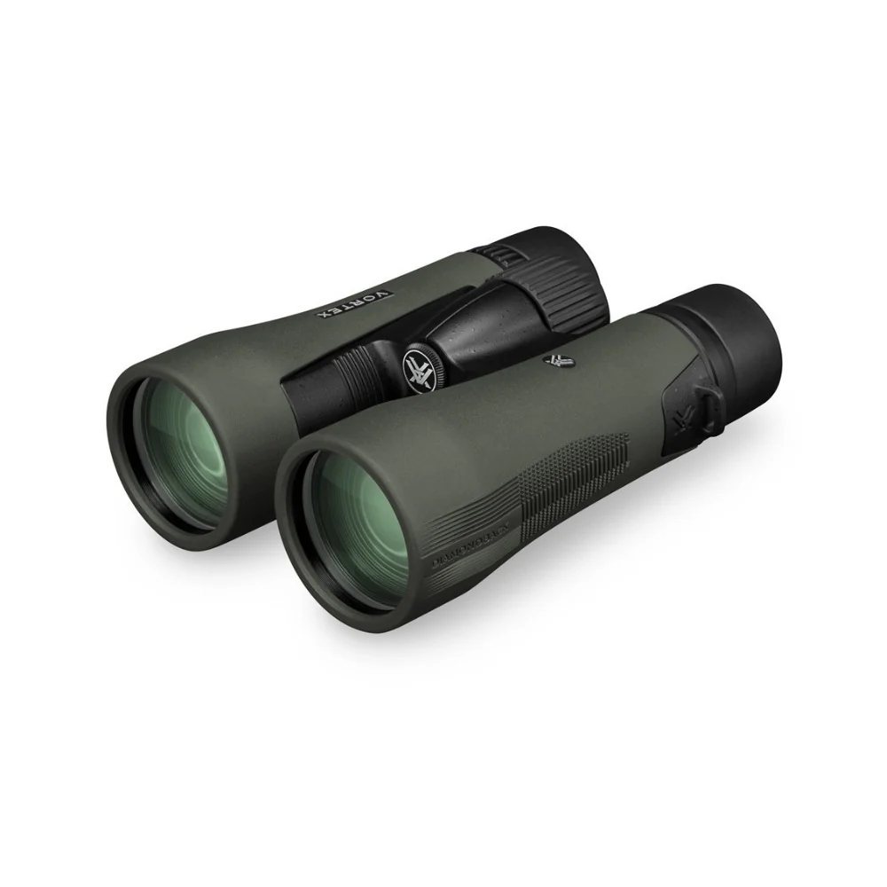 Vortex 10x50 Diamondback Roof Prism Binoculars w/ Cap, Foam Floating Camera Strap & Accessory Bundle - Image 2