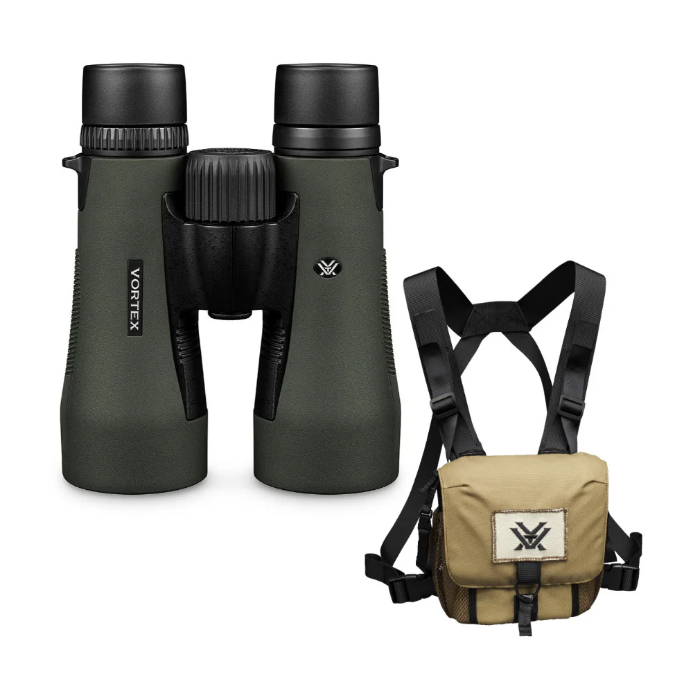 Vortex Diamondback 10x50 Binocular with Foam Floating Strap and Accessory Bundle - Image 2