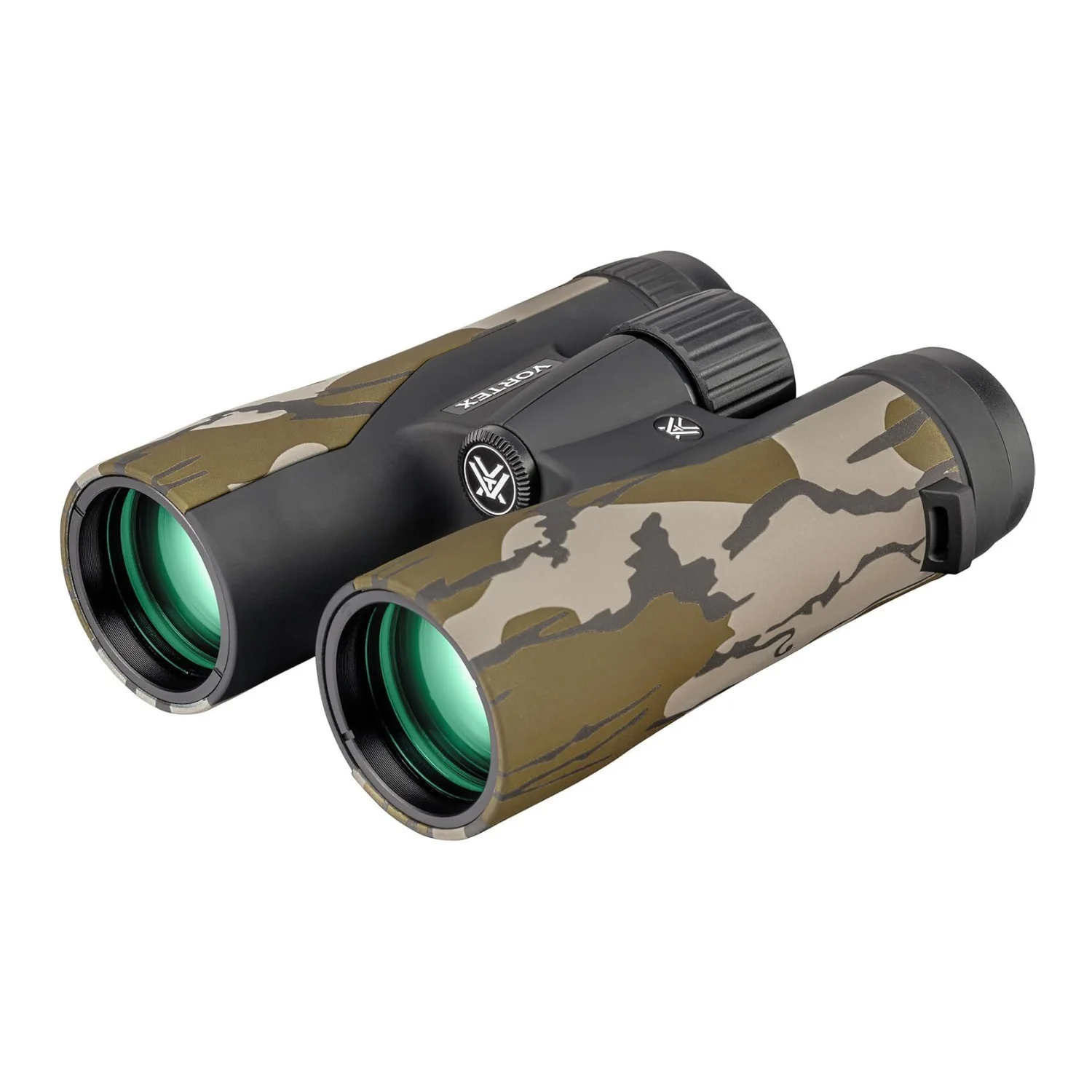 Vortex Crossfire HD 10x42 Binoculars Mossy Oak Bottomland - Image 2