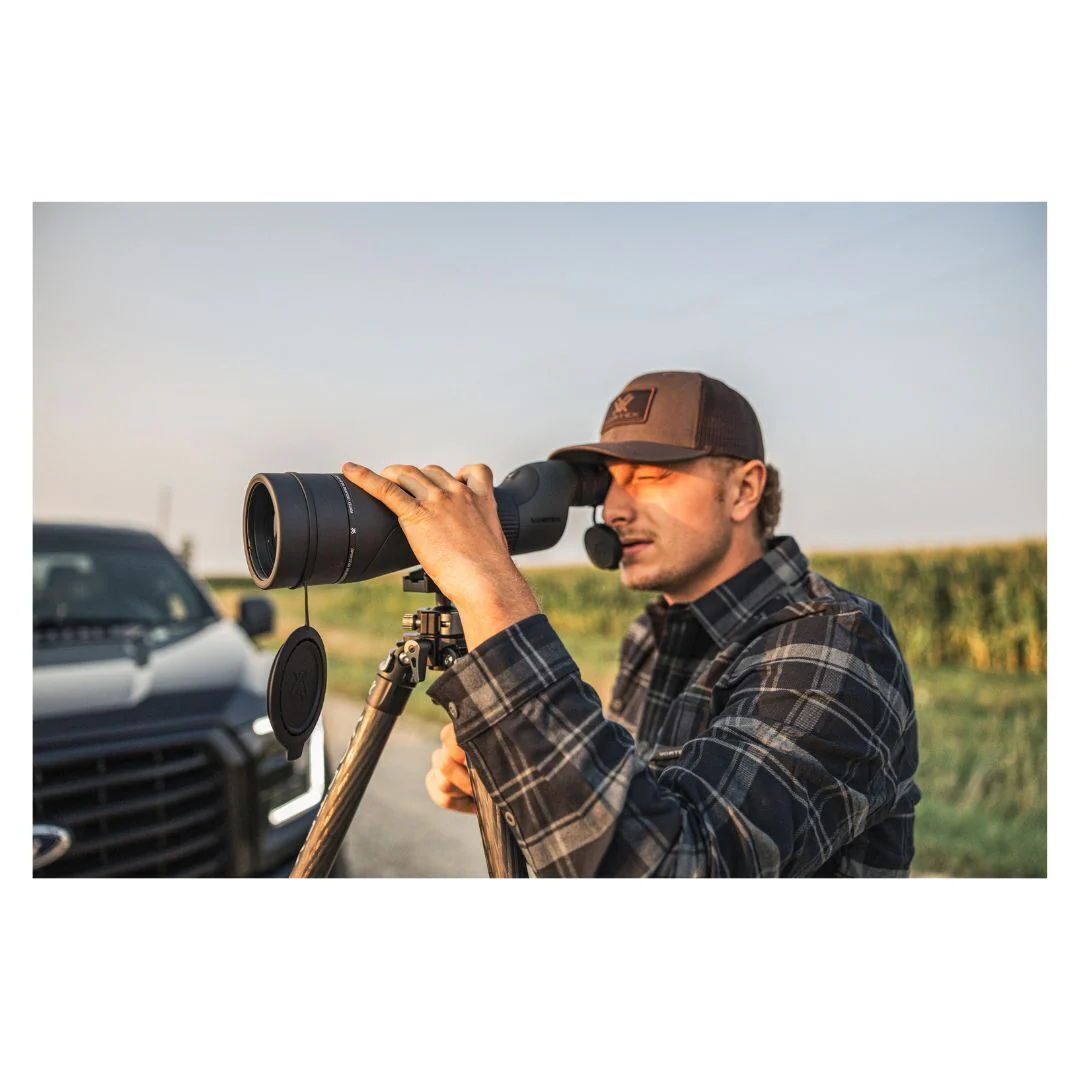 Vortex Crossfire HD Straight Spotting Scope with 20-60x Magnification, 80mm Objective Lens Diameter - Image 4