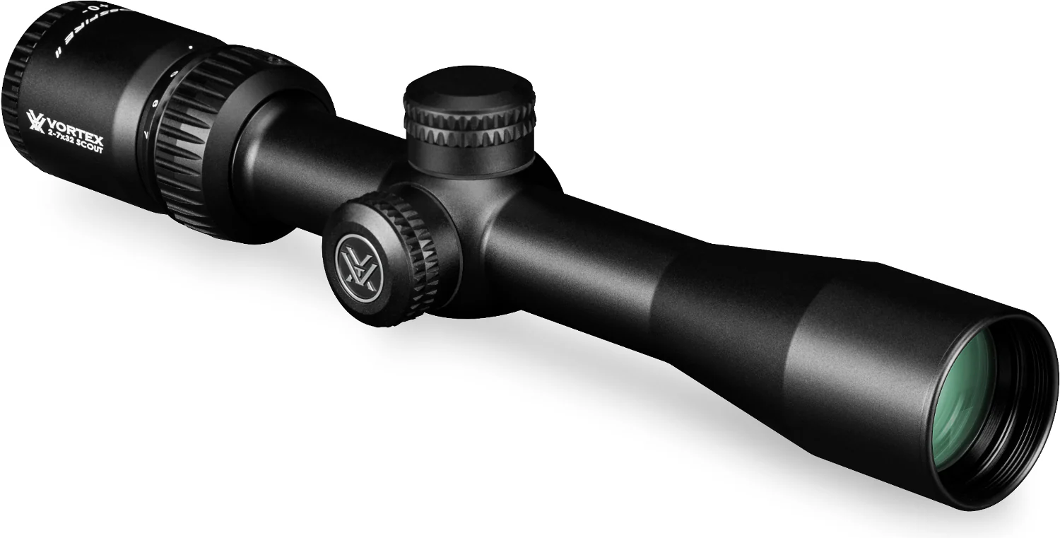 Vortex Scout Crossfire II 2-7x32 Riflescope (V-Plex Reticle) with Vortex Cap - Image 3