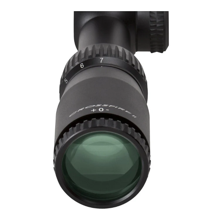 Vortex Crossfire II 2-7x32 Riflescope (V-Plex MOA Reticle) with1-inch Riflescope Rings and Hat - Image 6