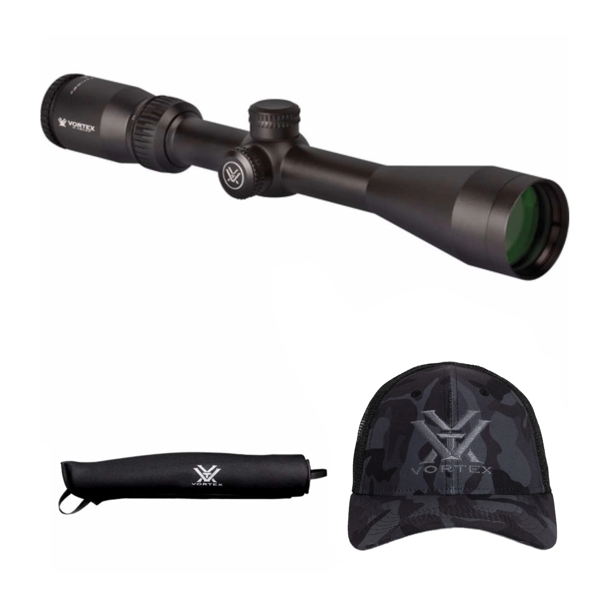 Vortex Optics Crossfire II 4-12x44 Plex Riflescope with Large Case and Cap