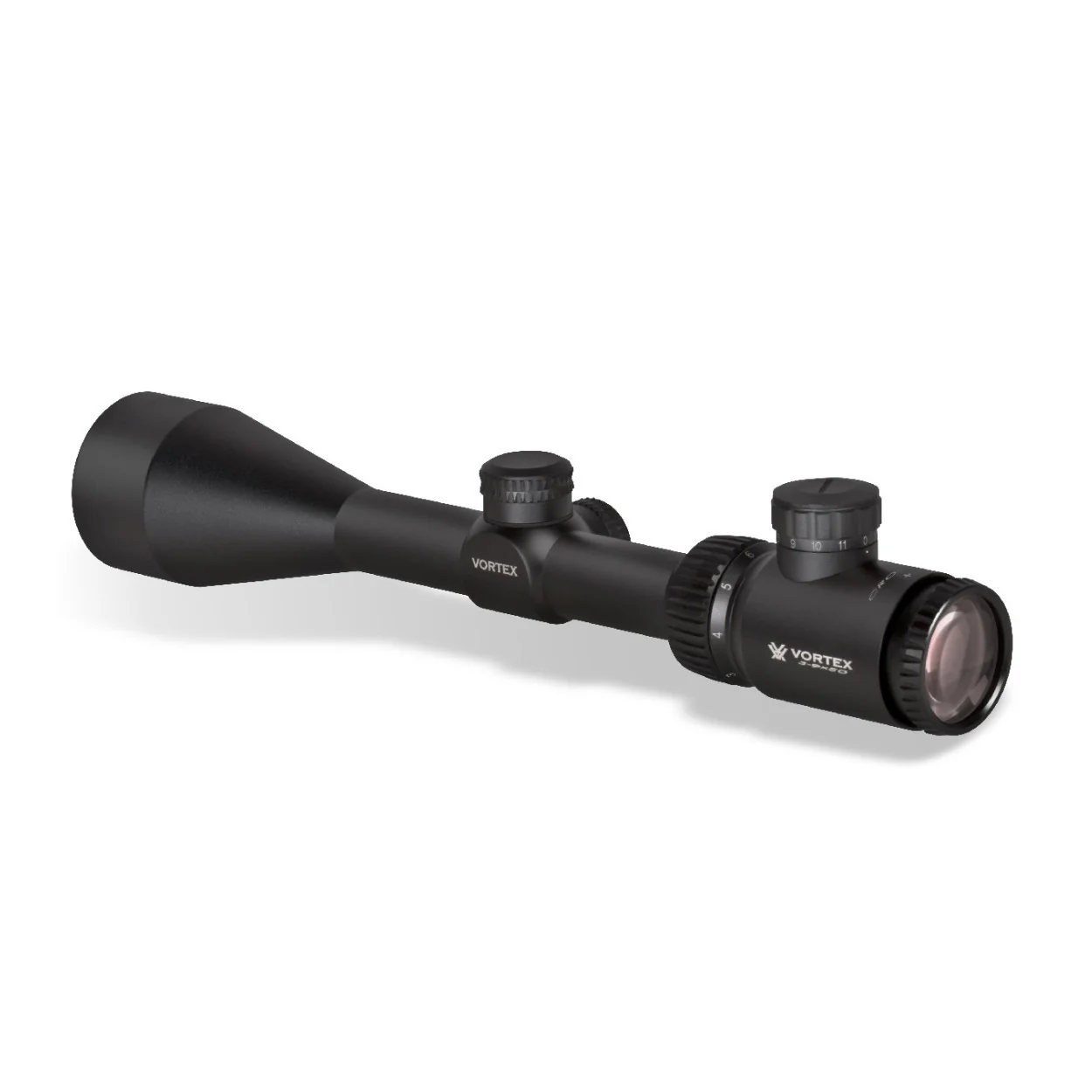 Vortex Crossfire II 3-9x50 Riflescope (V-Brite MOA Reticle) with 1-Inch Riflescope Rings and Hat - Image 2