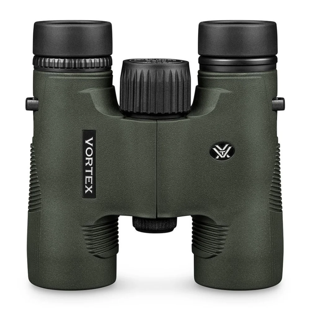 Vortex 8x28 Diamondback HD Roof Prism Binoculars with Cap and Floating Strap Bundle - Image 2