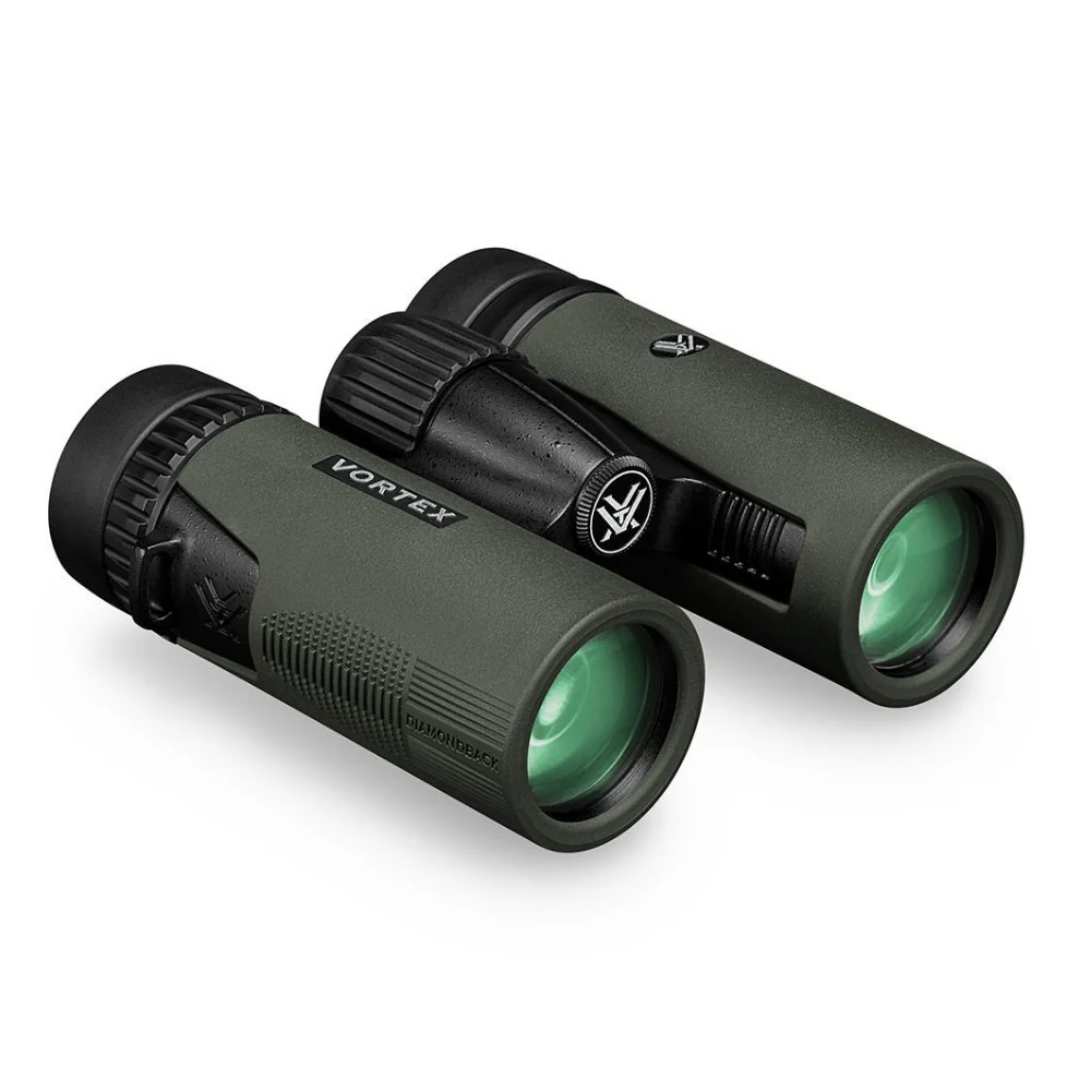 Vortex 10x32 Diamondback HD Roof Prism Binoculars with Cap and Floating Strap Bundle - Image 6
