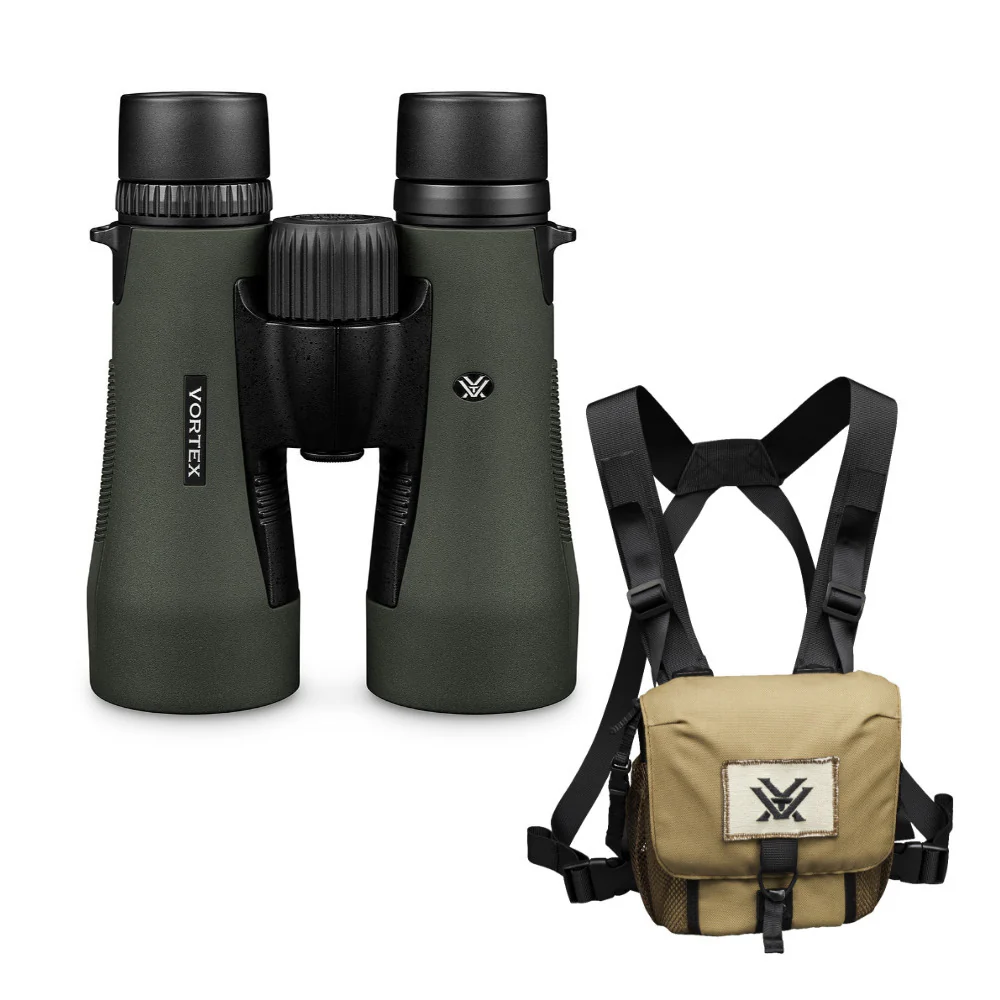 Vortex Diamondback Roof Prism Binoculars w/ GlassPak Harness Case, Cap and Floating Strap Bundle - Image 6