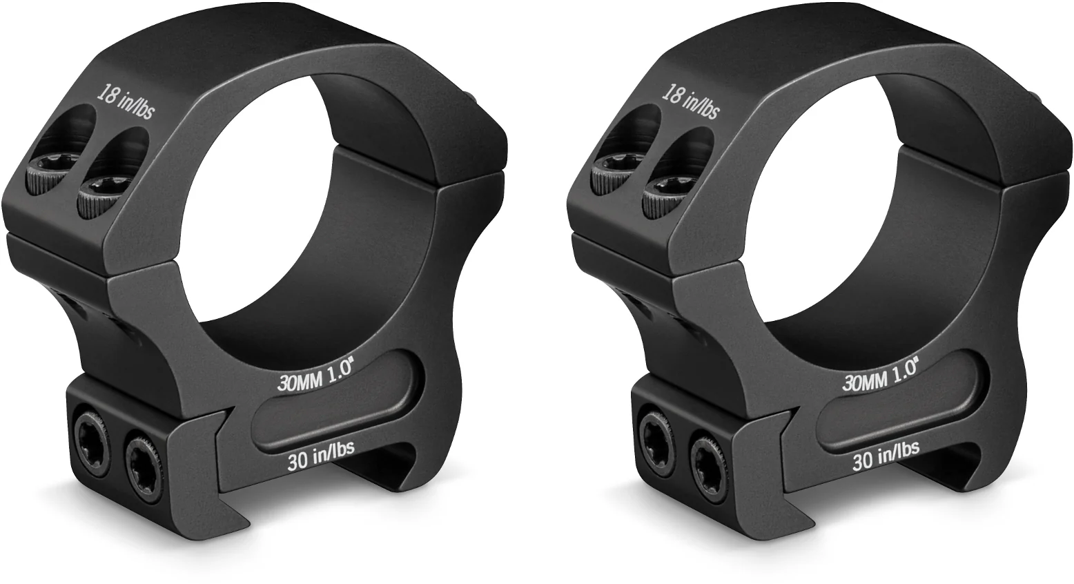 Vortex Diamondback Tactical 6-24x50 Riflescope/EBR-2C MOA Reticle with 30mm Riflescope Rings and Hat - Image 3