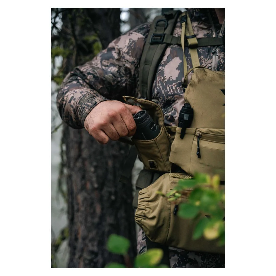Vortex GlassPak Pro Laser Rangefinder Pouch with DWR-Treated Exterior-Microfiber Interior (Brown) - Image 6