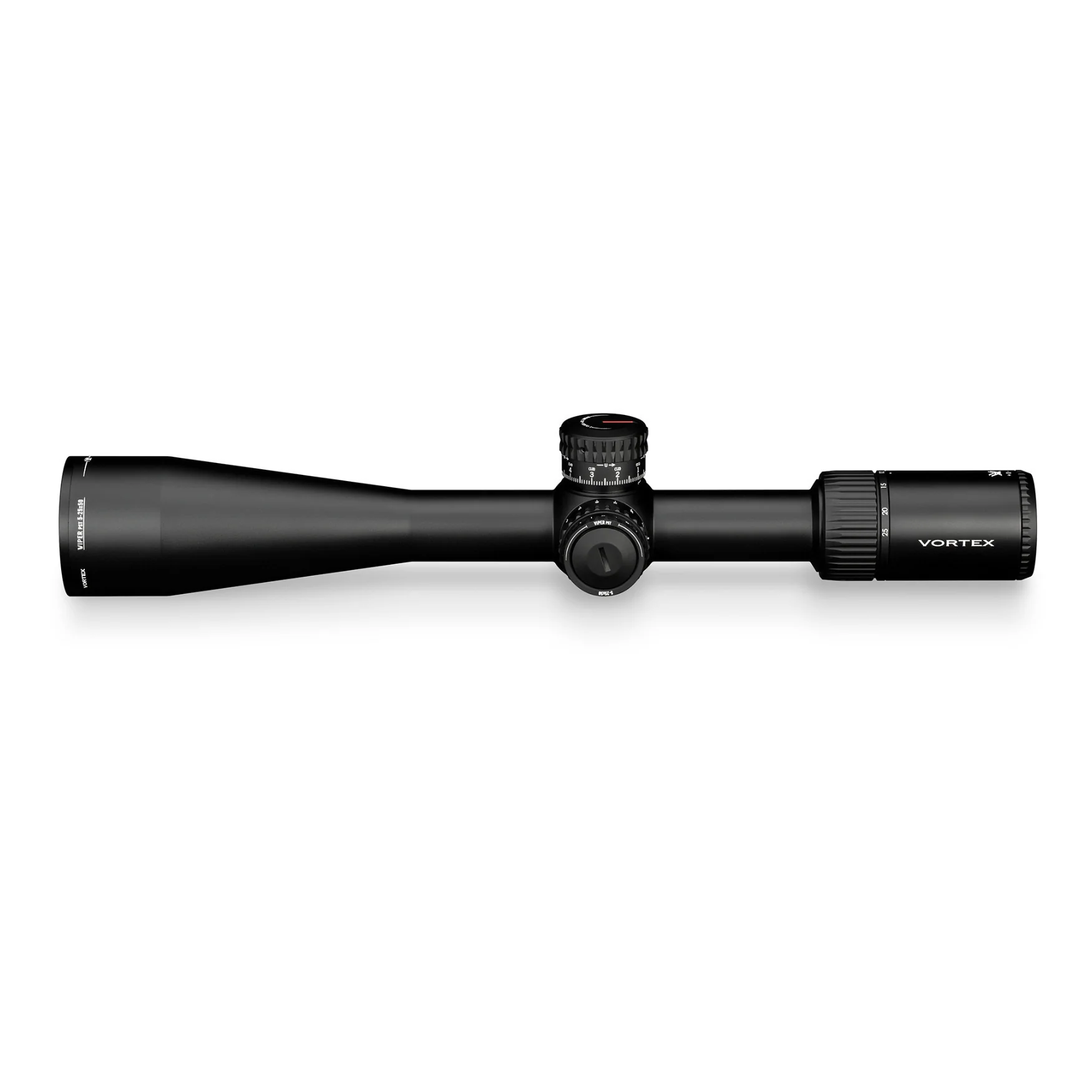 Vortex Viper PST Gen II 5-25x50 FFP Riflescope - EBR-7C MRAD Reticle and 30mm Riflescope Mount - Image 5