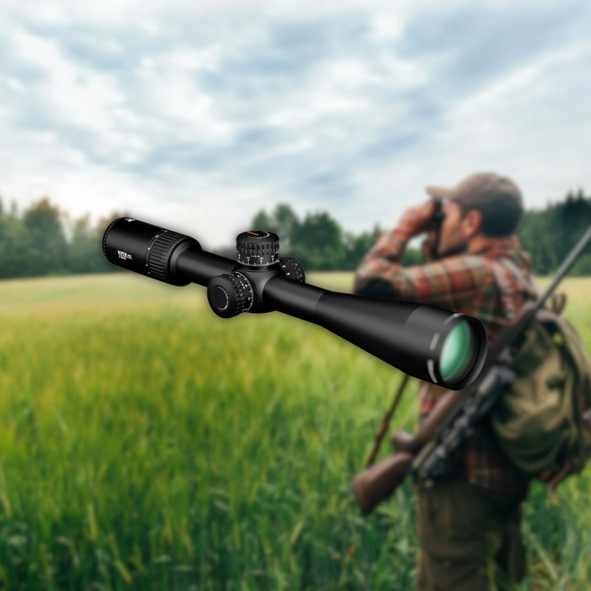 Vortex Viper PST Gen II 5-25x50 FFP Riflescope - EBR-7C MRAD Reticle and 30mm Riflescope Mount - Image 6