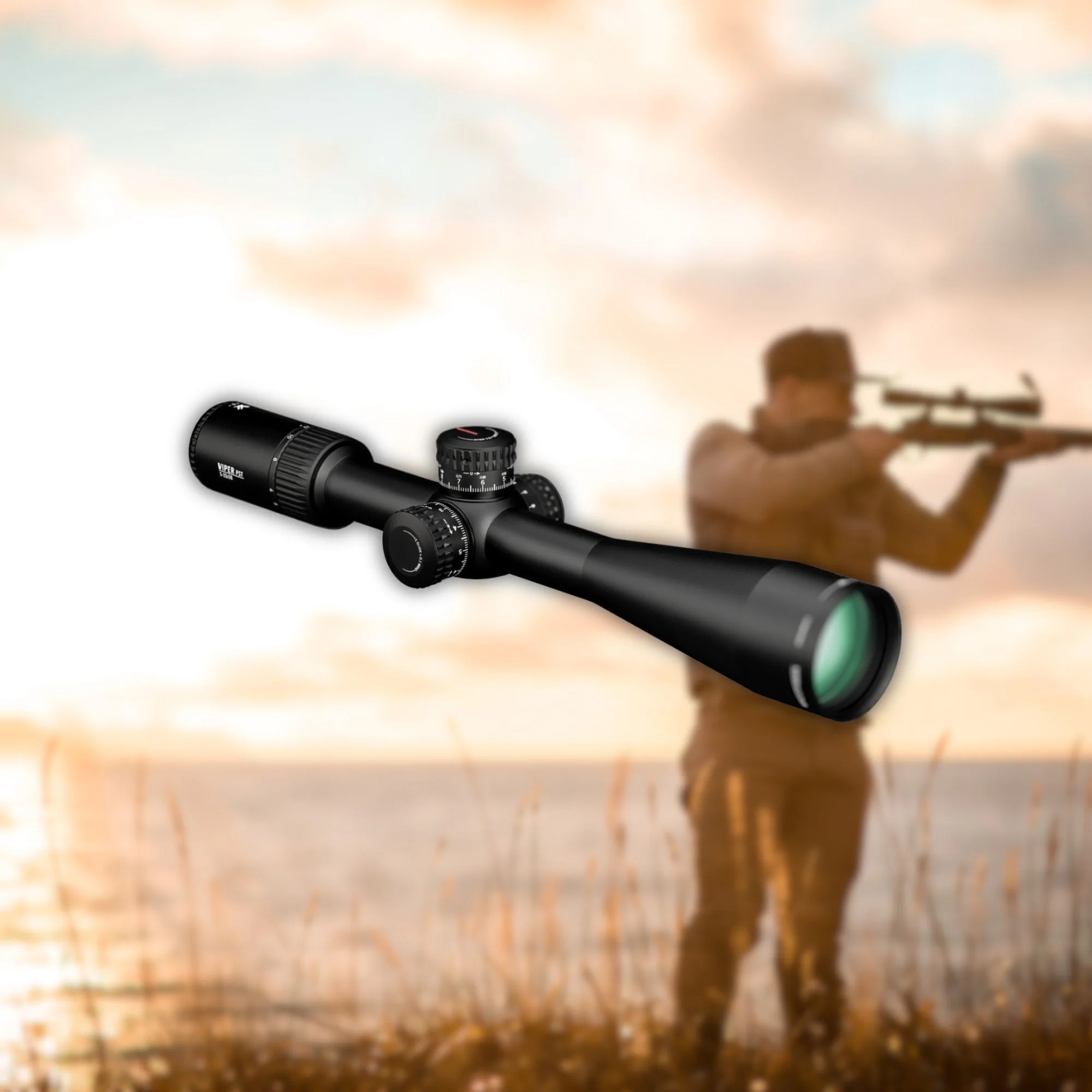 Vortex Viper PST Gen II 5-25x50 FFP Riflescope - EBR-7C MRAD Reticle and 30mm Riflescope Mount - Image 7
