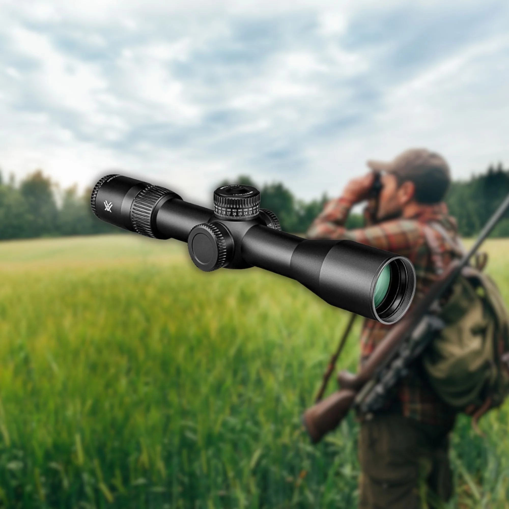 Vortex Venom 3 to 15x 44 FFP Riflescope - EBR-7C MOA Reticle with 34mm Riflescope Rings - Image 6