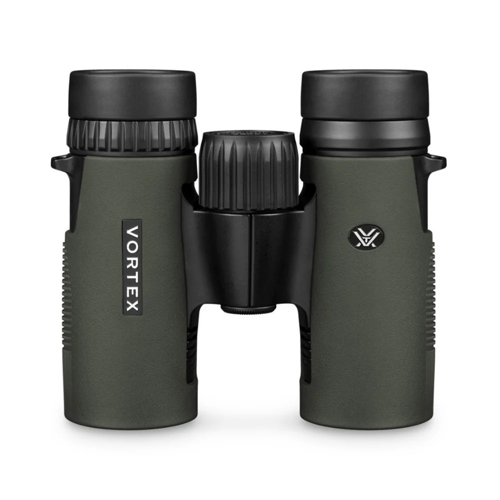 Vortex 10x32 Diamondback Roof Prism Binoculars with Glasspak Harness Case and Accessory Bundle - Image 2