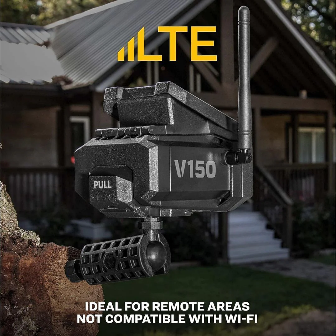 Vosker V150 Solar-Powered LTE Cellular Motion Activated Home Security Outdoor Camera (Black) - Image 2