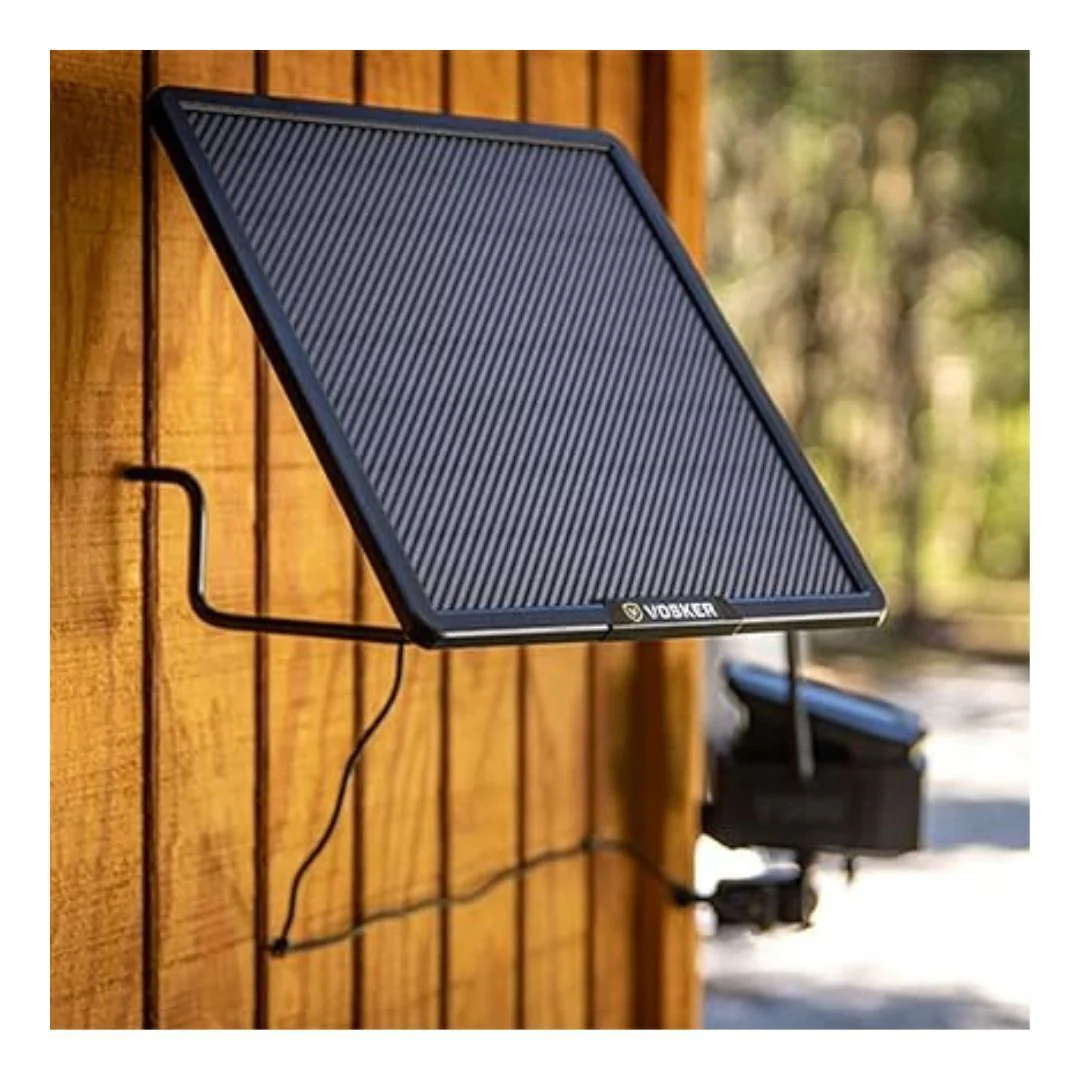 Vosker 2-in-1 Solar 15000 mAh Wireless Outdoor USB Battery Pack Power Bank (Black) - Image 5