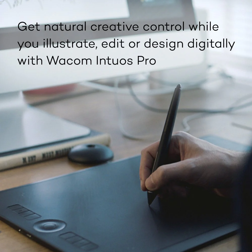 Wacom PTH860 Intuos Pro Creative Pen Tablet (Black, Large) - Image 5