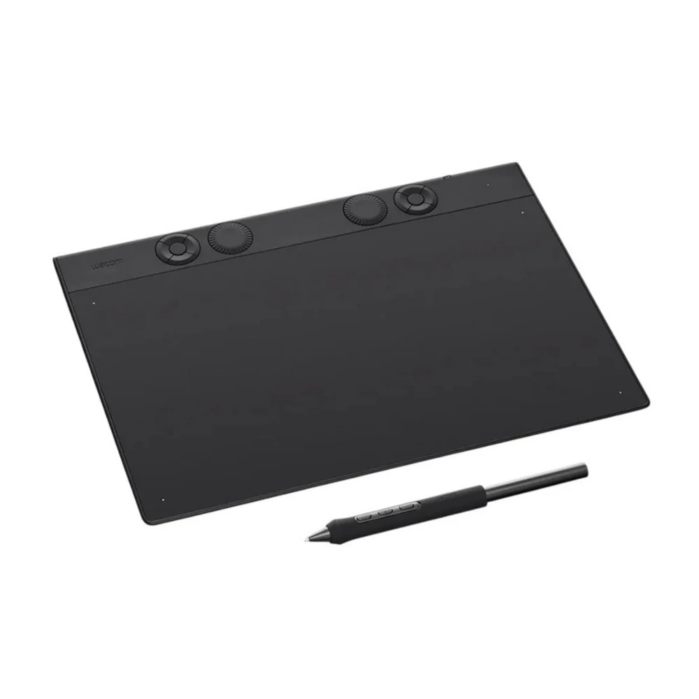 Wacom Intuos Pro Creative Pen Tablet with Ultra-Thin Design and Ergonomic Layout (Medium, Black) - Image 2