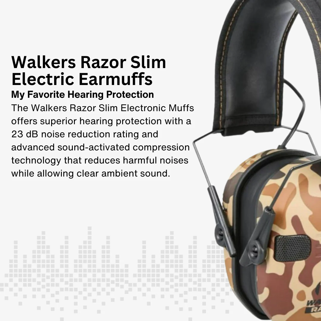 Walker's Razor Walkie Talkie Bundle with Ear Muff (Duck Camo) and Accessories - Image 5