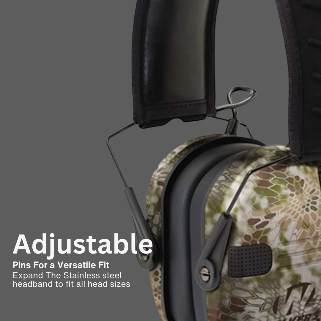 Walker's Razor Walkie Talkie Bundle with Ear Muff (Kryptek Camo) and Accessories - Image 3