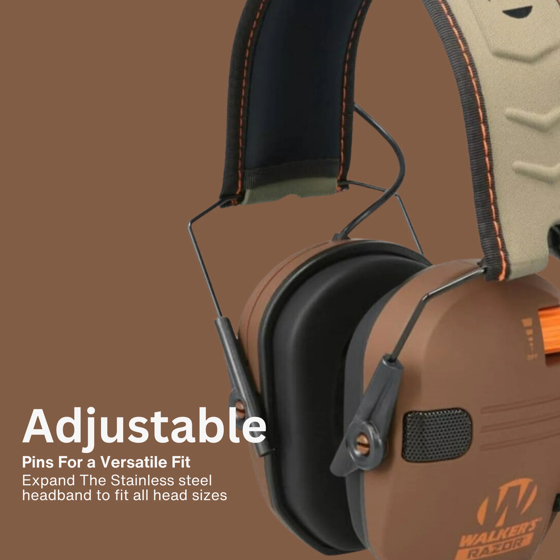 Walkers Razor Walkie Talkie Bundle with Ear Muff (Wetlands LTD) and Accessories - Image 3
