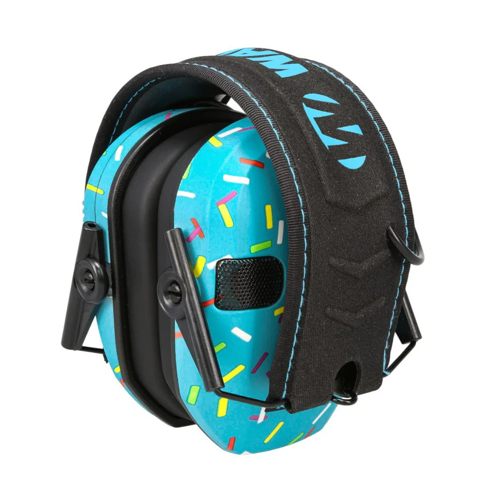 Walker’s Razor Slim Electronic Ear Muffs (Blue Sprinkles) - Image 7