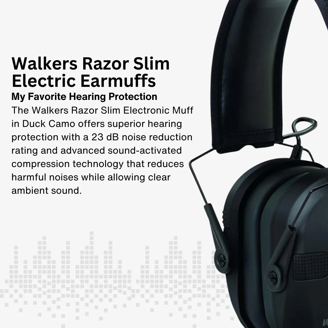 Walkers Razor Walkie Talkie Bundle with Ear Muff (Black) and Accessories - Image 5