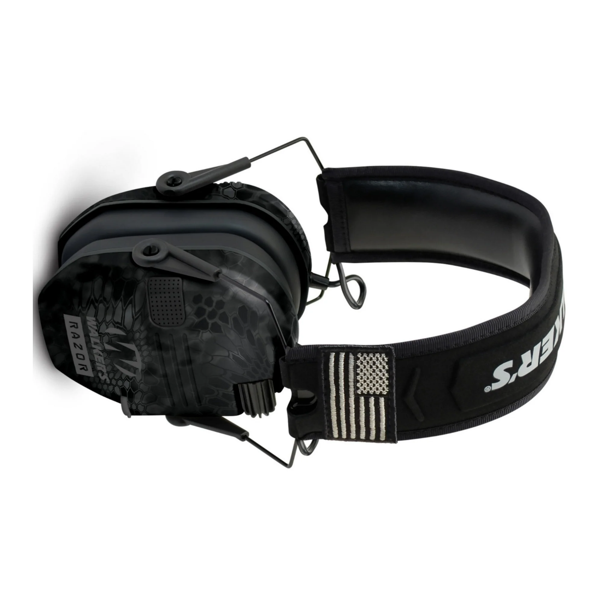 Walker's Razor Patriot Series Ultra Low-Profile Electronic Muffs (Kryptek Camo) - Image 3