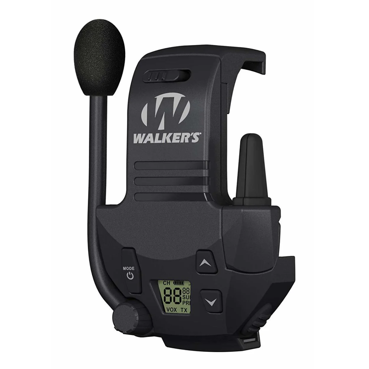 Walker's Tactical/Hunting Walkie Talkie, Integrates w/ Razor Muffs, 2-Mile Range - Image 3