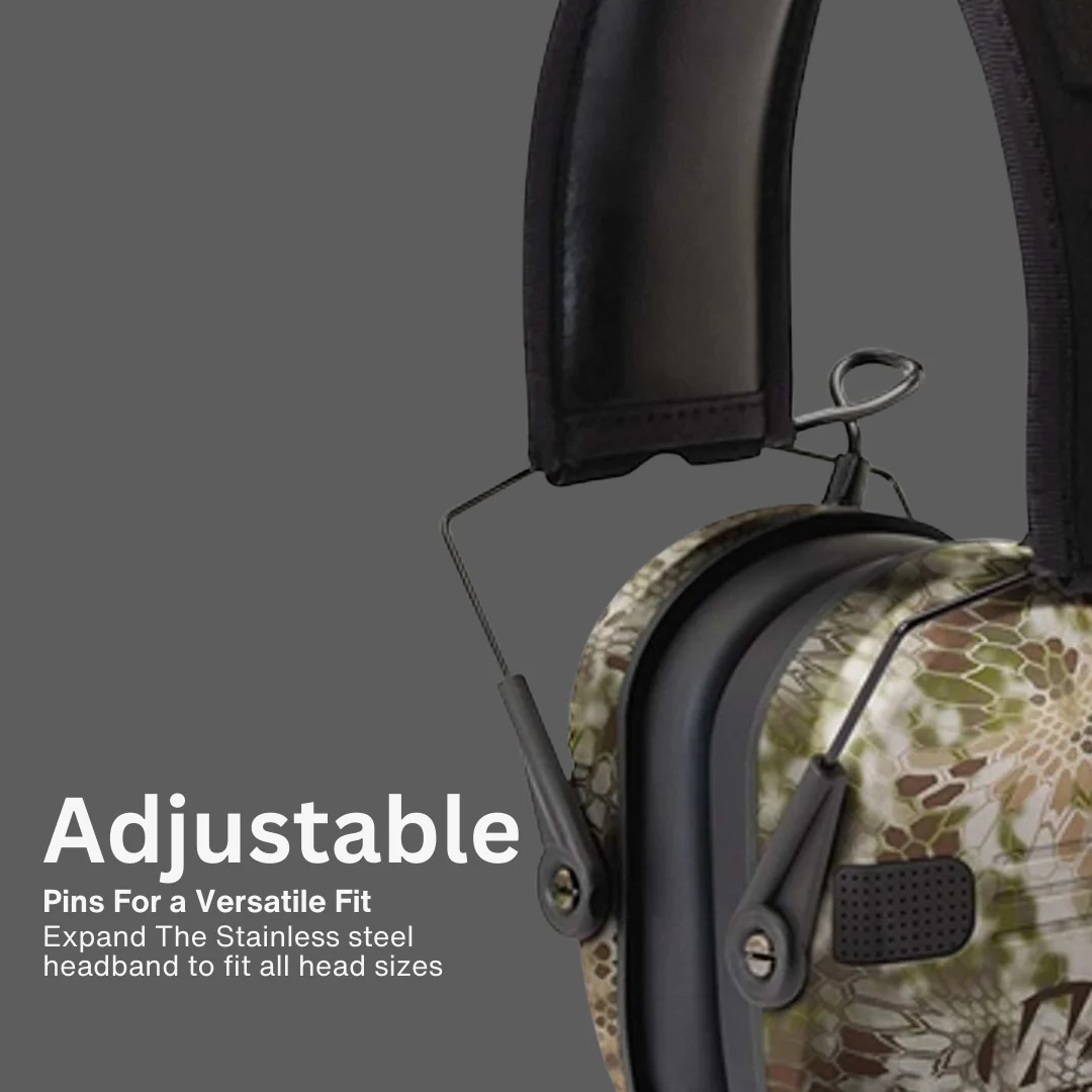 Walkers Razor Slim Electronic Ear Muffs (Kryptek Camo) Bundle - Image 3