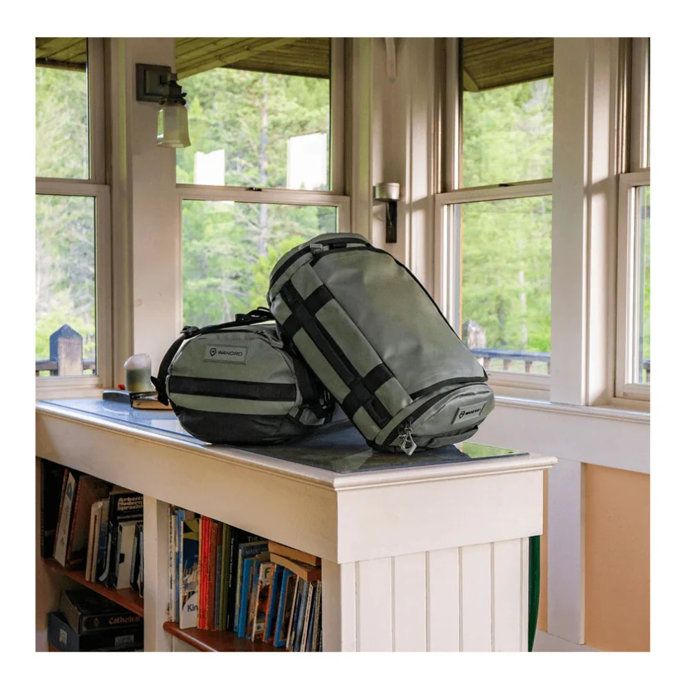 WANDRD CARRYALL 30L Duffel Bag - Rugged Travel and Gear Hauler (Wasatch Green) - Image 8