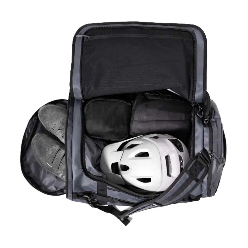 WANDRD CARRYALL 40L Duffel Bag - Rugged Travel and Gear Hauler (Aegean Blue) - Image 5