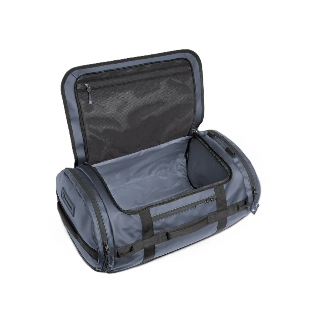 WANDRD CARRYALL 60L Duffel Bag - Rugged Travel and Gear Hauler (Aegean Blue) - Image 2