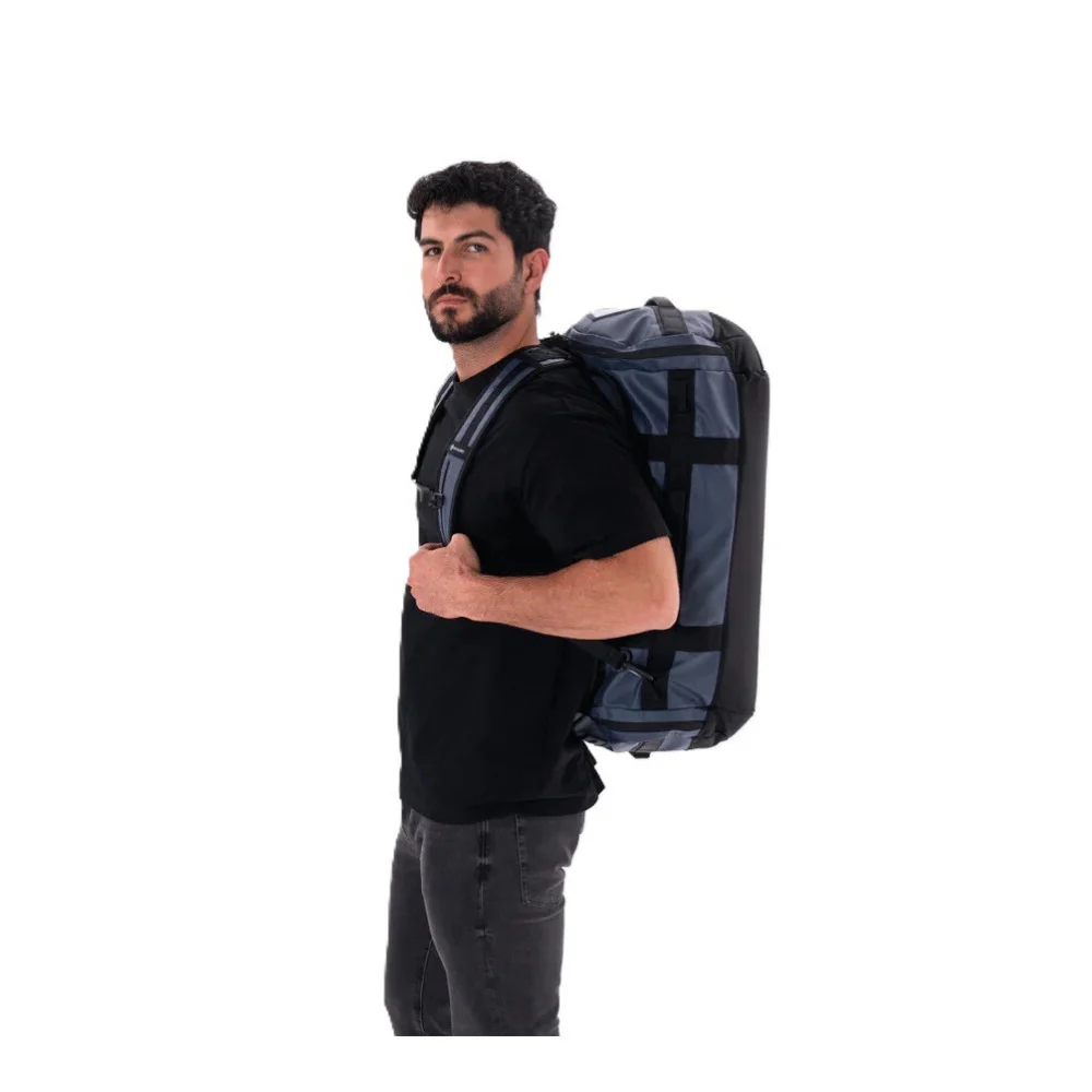 WANDRD CARRYALL 60L Duffel Bag - Rugged Travel and Gear Hauler (Aegean Blue) - Image 5