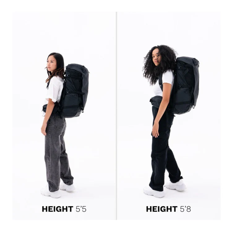 Wandrd FERNWEH 50L Adventure Backpack (Medium/Large) Weather-Resistant (Black) - Image 10