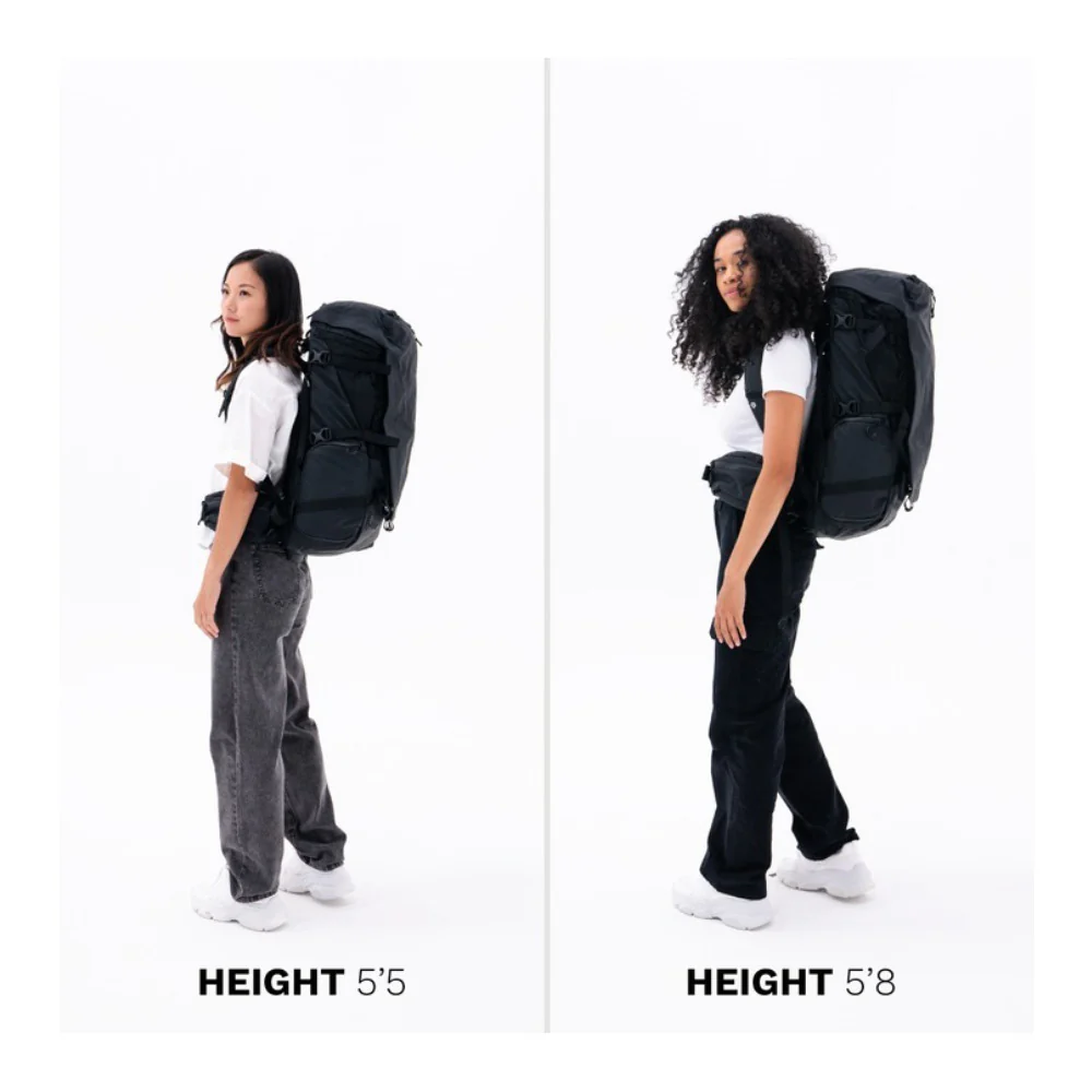 Wandrd FERNWEH 50L Adventure Backpack (Small/Medium) Weather-Resistant (Black) - Image 11