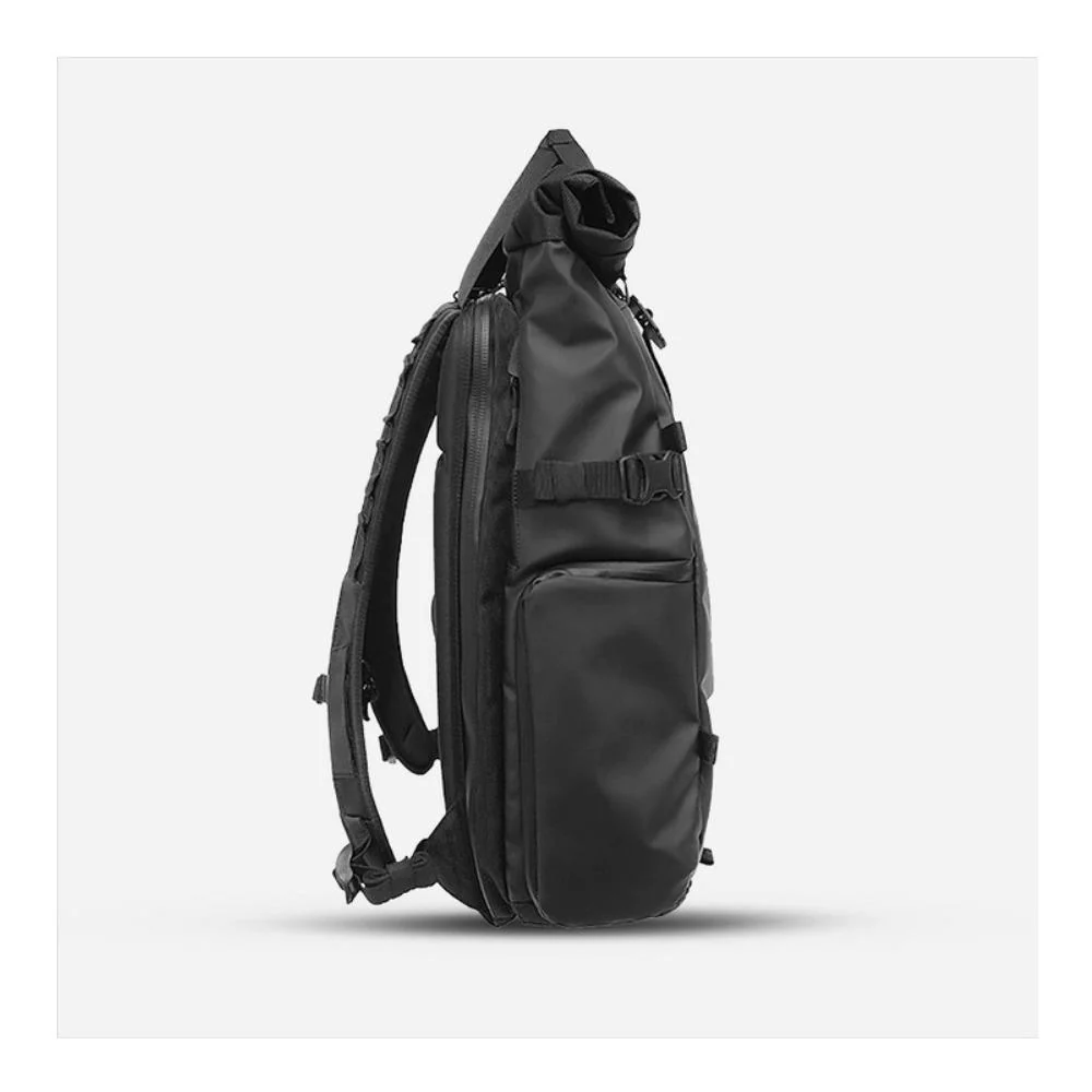 Wandrd PRVKE Backpack – Weather-Resistant and Expandable Bundle (Black) - Image 2